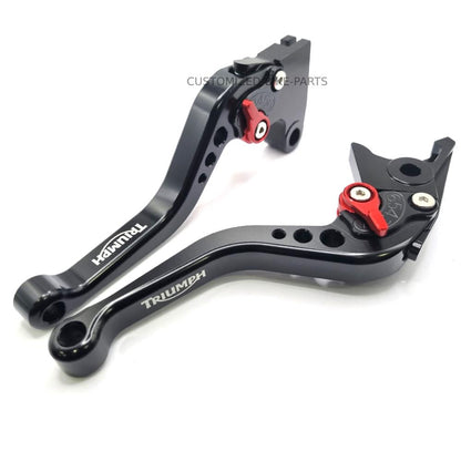 Short Black Clutch & Brake Levers for Triumph DAYTONA 600 / 650 2004-2005