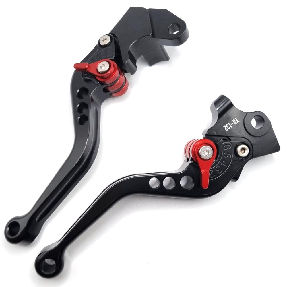 Short Black Clutch & Brake Levers For Yamaha WR125X WR 125 X 2012-2016