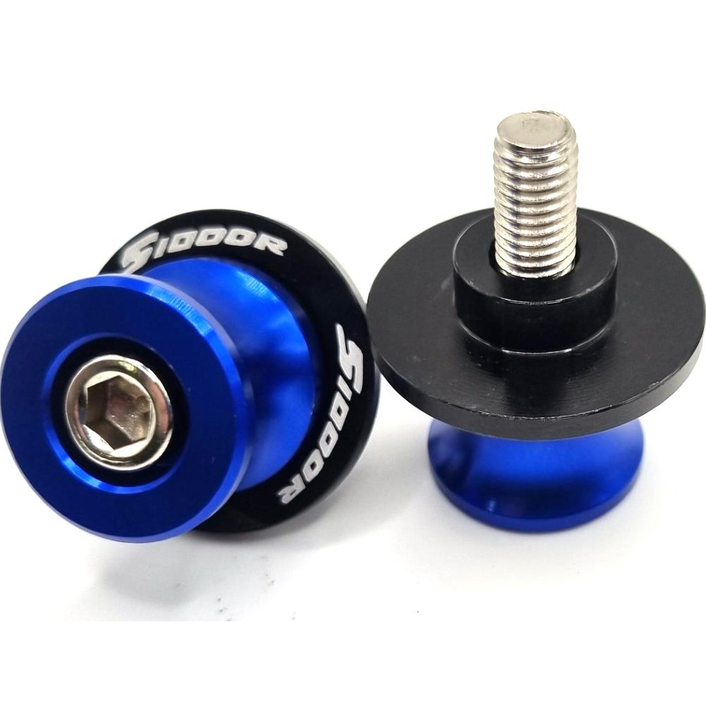 Blue Motorcycle Paddock Stand Spool Bobbins - BMW S1000R 2009-2024