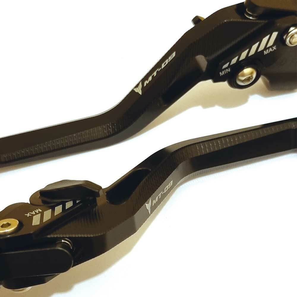 Yamaha MT-09 2014-2020 Black Short Adjustable Brake & Clutch Lever Set