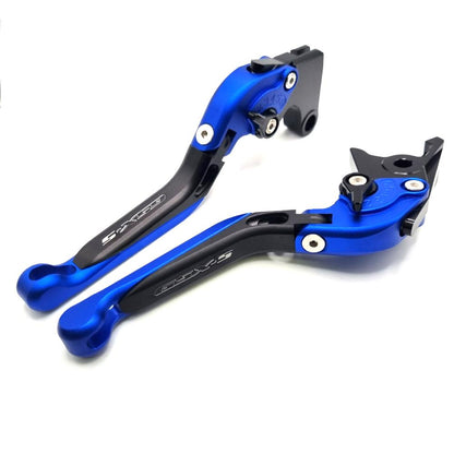 Suzuki GSX-S1000 / F 2021-2024 Adjustable Clutch Brake Lever Set - Black/Blue