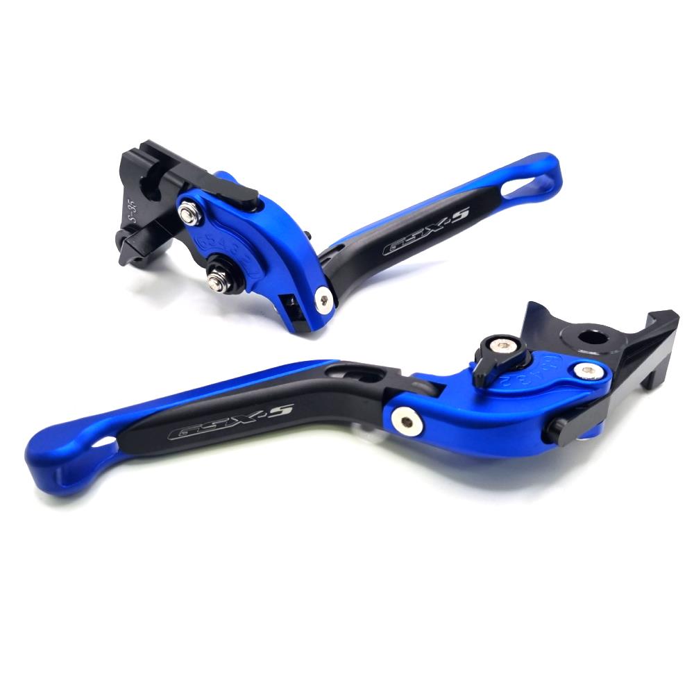 Suzuki GSX-S1000 / F 2021-2024 Adjustable Clutch Brake Lever Set - Black/Blue