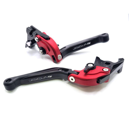 Suzuki GSX-S1000 / F 2021-2024 Adjustable Clutch Brake Lever Set - Black/Red