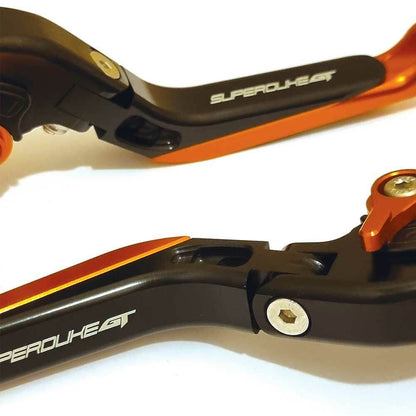 KTM 1290 Superduke GT 2014-2024 | Adjustable Clutch Brake Lever Set Black Orange