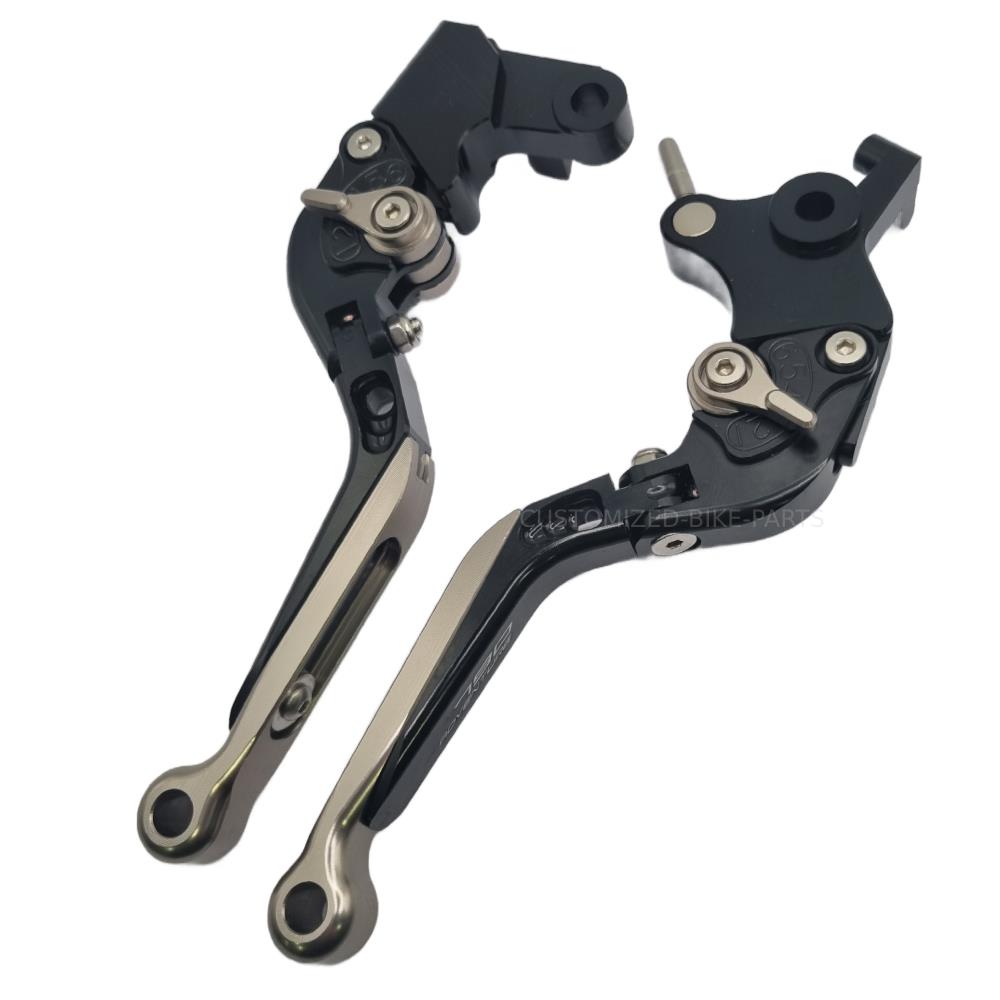 KTM 790 Adventure 2017-2024 Adjustable Clutch Brake Lever Set Black / Titanium