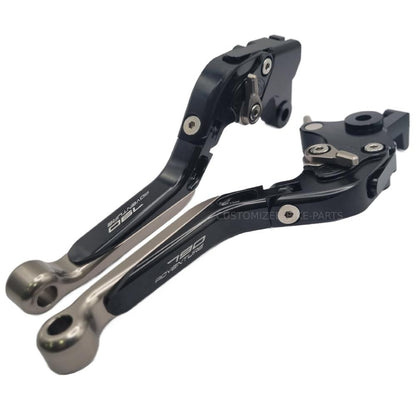 KTM 790 Adventure 2017-2024 Adjustable Clutch Brake Lever Set Black / Titanium