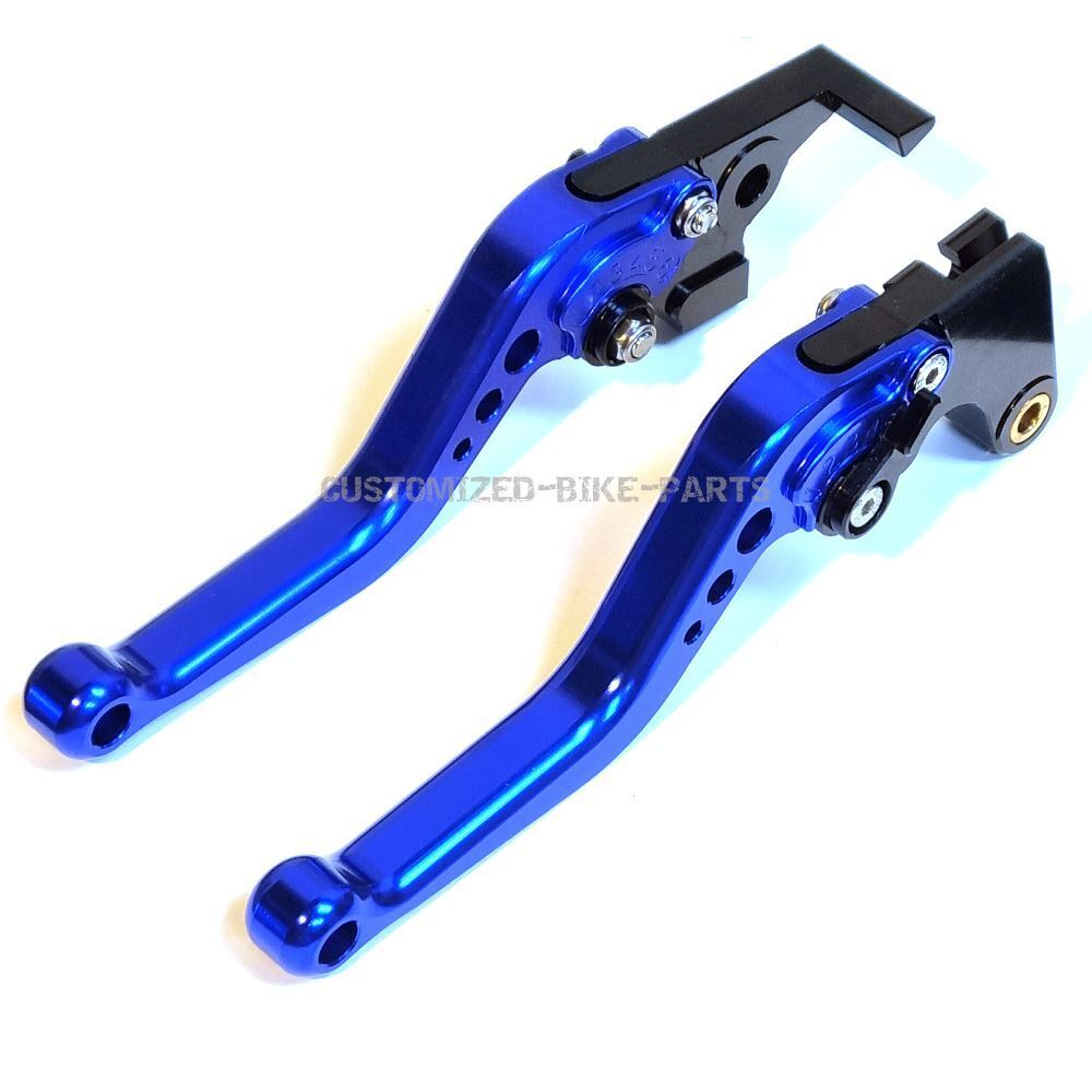 Short Blue Clutch & Brake Levers For Yamaha MT-10 SP 2016-2021