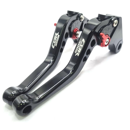 BLACK SHORT BRAKE & CLUTCH LEVERS FOR Honda CBR500R 2022-2024