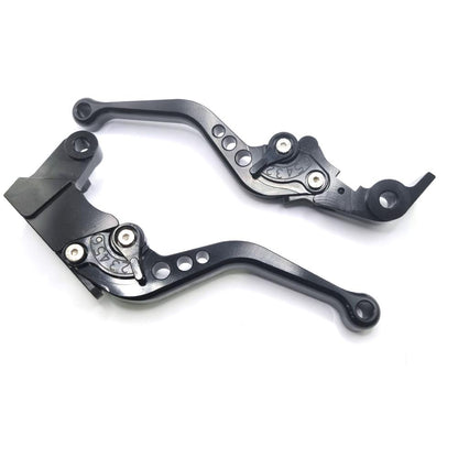 SHORT BLACK ADJUSTABLE BRAKE & CLUTCH LEVER SET For KTM 890 Duke R 2020-2023