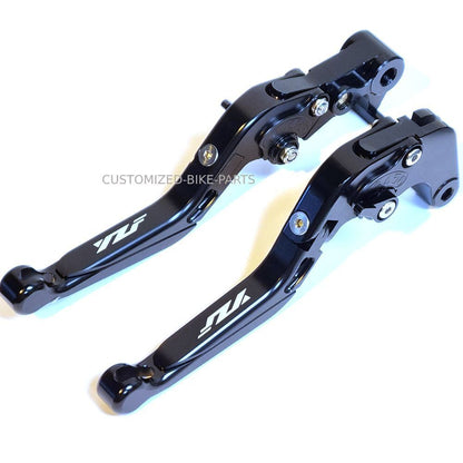 Black / Black Brake & Clutch Levers Set Yamaha YZF-R1 R1M R1S R6 2015-2024