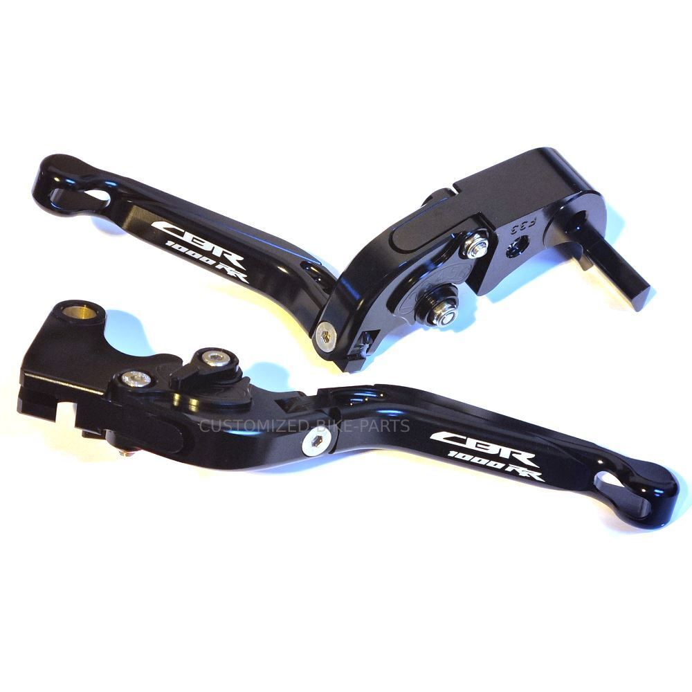 Black Adjustable Brake & Clutch Levers - Honda CBR1000RR / Fireblade / SP 08-22