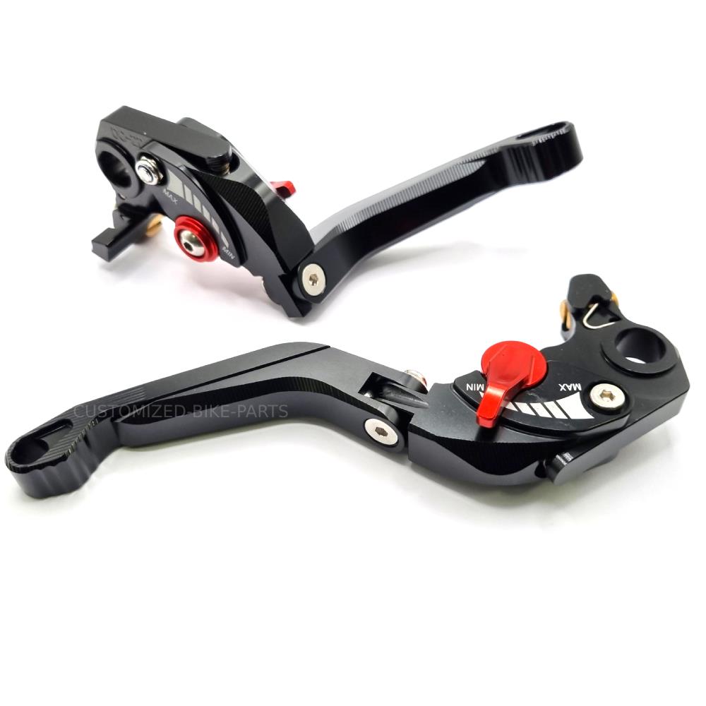 Short Black Clutch & Brake Levers For Ducati DesertX Desert X 2022-2024