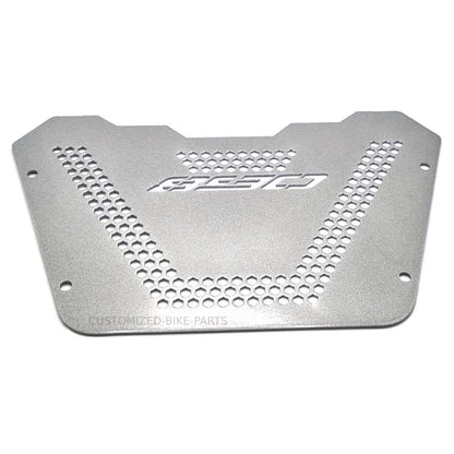 KTM 890 Adventure R S Engraved Engine Guard Bash Plate Cover Mud - Silver