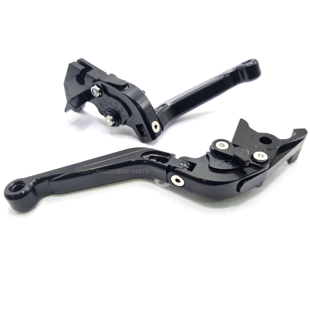 Adjustable Clutch Brake Levers Black/Black Suzuki TL1000S 1997-2001