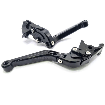 Adjustable Clutch Brake Levers Black/Black Suzuki GSX-R 750 1996-2003