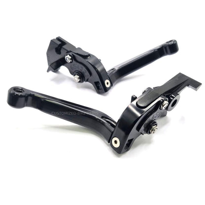 Adjustable Clutch Brake Levers Black/Black Suzuki GSR 750 2011-2023