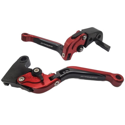 Red / Black Clutch & Brake Lever Triumph 675 Street Triple R / RX 2009-2016