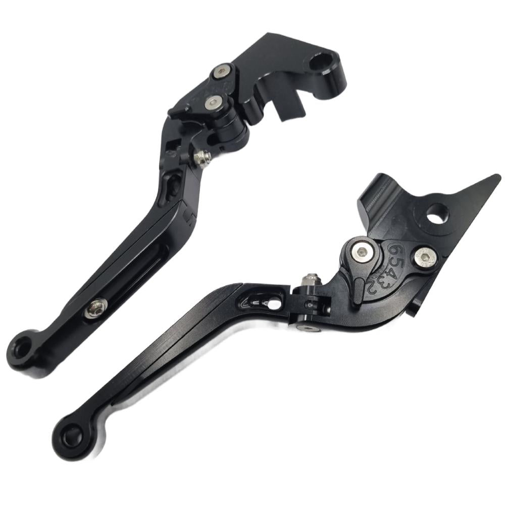 Yamaha Tenere 700 2019-2024 Adjustable Clutch Brake Lever Set - Black / Black