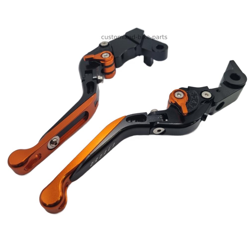 KTM 890 Duke R 2020-2024 | Adjustable Clutch Brake Lever Set Black / Orange